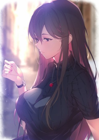 Задумчивая тян