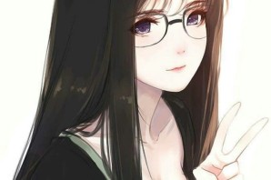 Аниме девушка брюнетка с карими глазами