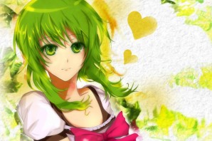 Аниме арт зеленый