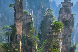 Парящие горы в Китае