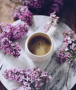 Доброе утро кофе Весна