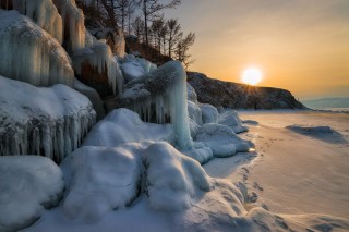 Горячинск зимой