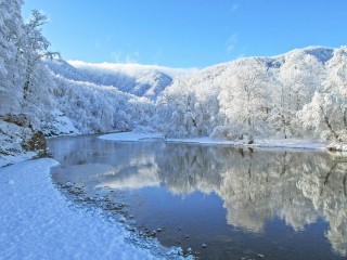 Каменномостский зимой