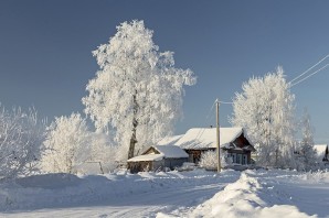 Зима в деревне