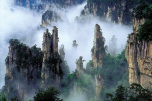 Летающие горы в Китае