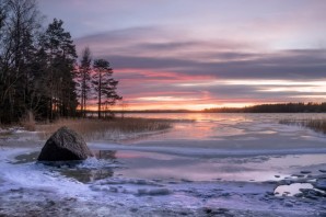 Финский залив зимой
