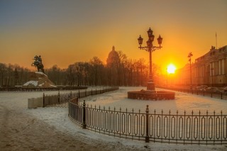 Санкт Петербург зима