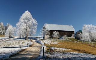 Весна в деревне