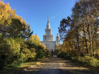 Воробьевы горы осень