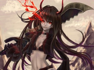 Персонаж демон девушка