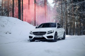 Мерседес зимой