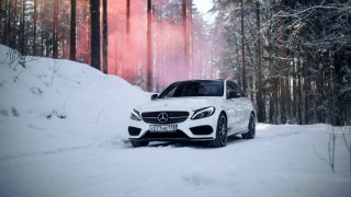 Мерседес зимой