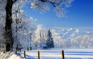 Красивые пейзажи природы зима