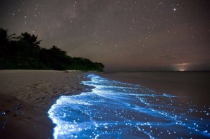 Звездное небо на Мальдивах