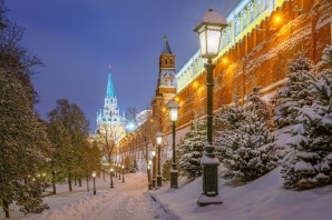 Кремль зимой
