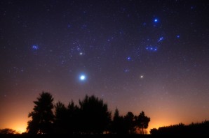 Плеяды на небе