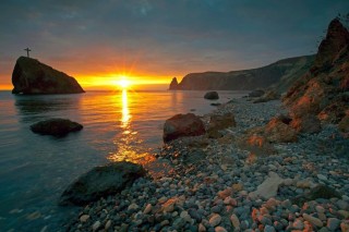 Море Крым закат
