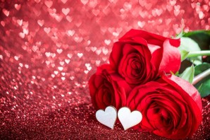 Розы и сердечки