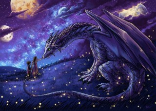 Космический дракон арт