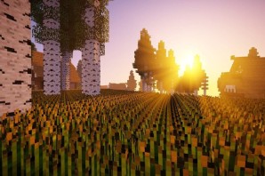 Красивый майнкрафт фон