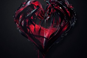 Черное разбитое сердце