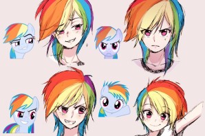 Радуга дэш человек