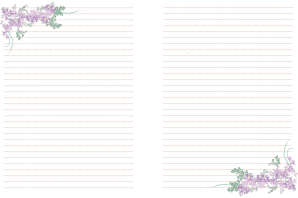 Листок в линию