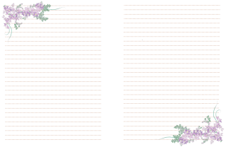 Листок в линию