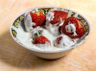 Клубника со сливками