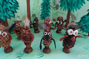 Леший из шишек