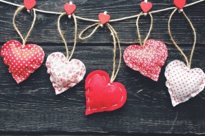 Сердечки красивые