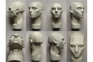 Голова в разных ракурсах