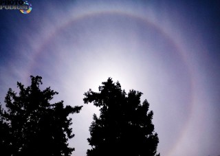 Круг вокруг луны