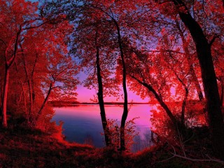 Малиновая вода малиновый закат