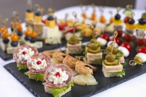 Бутерброды для фуршета
