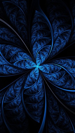 Черно синие обои на телефон