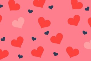 Красивый фон сердечки
