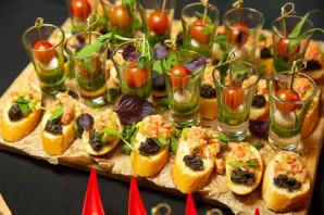 Закуски для фуршета на праздничный стол
