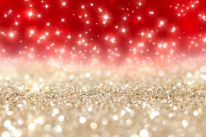 Красный фон с блестками