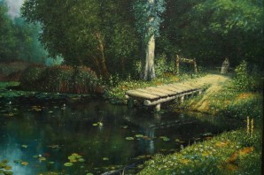 Поленов заросший пруд
