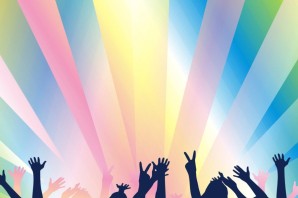 Яркий фон для афиши