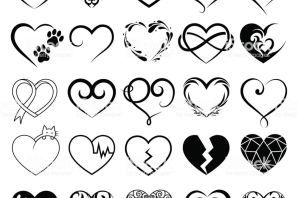 Сердечко нарисованное