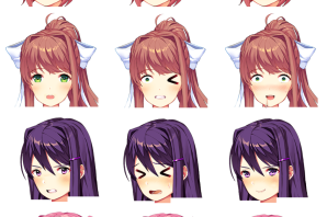 Юри спрайты с ножом