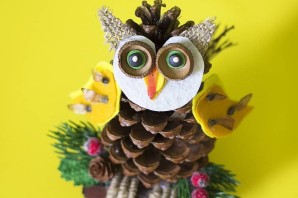 Поделки из шишек