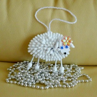 Поделки из ватных палочек своими руками