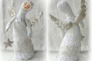Ангел новогодний своими руками поделка