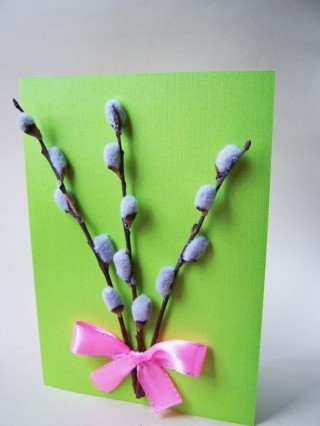 Весенняя поделка в садик