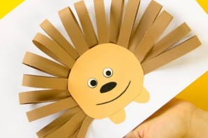 Поделка ежик из бумаги