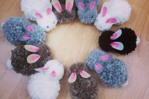 Поделки из помпонов своими руками