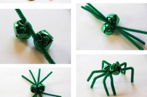 Из пушистой проволоки поделки новогодние